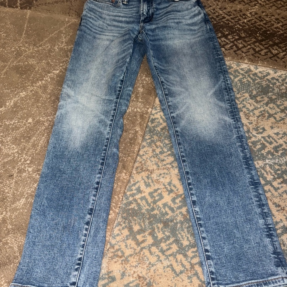 American Eagle Outfitters Light Blue Straight Jeans
